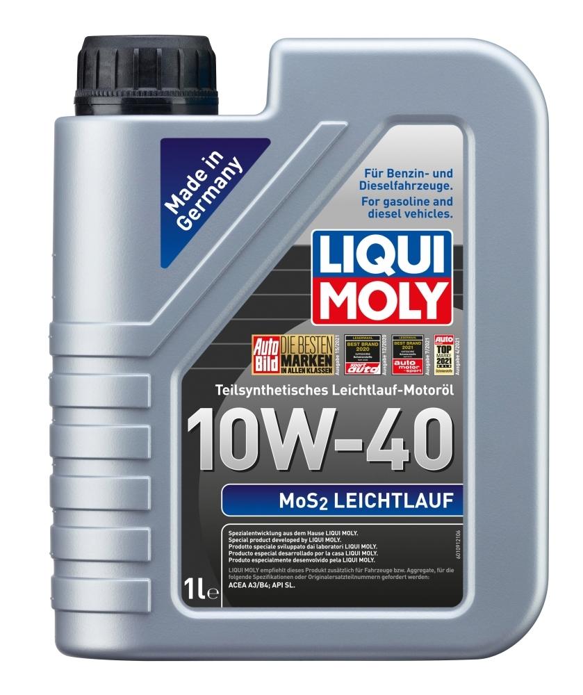 Ulei de motor LIQUI MOLY MoS2 Leichtlauf 10W-40, 1 litru